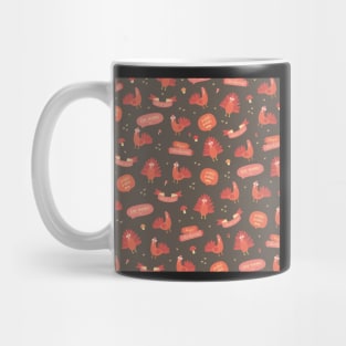 Thanksgiving pattern. Mug